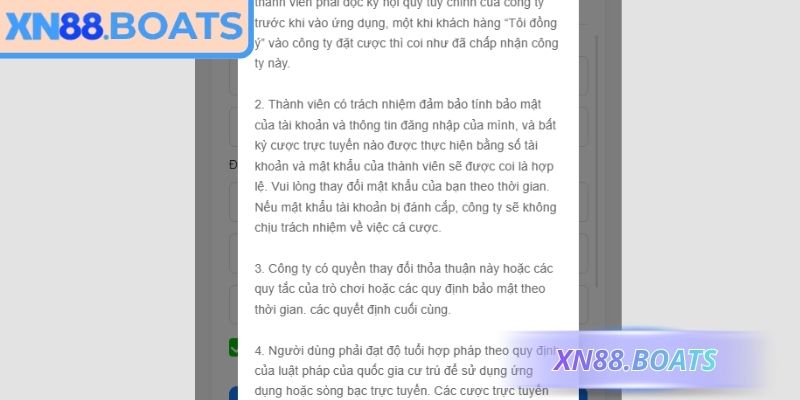 Điều kiện bắt buộc khi bạn tiến hành đăng ký XN88