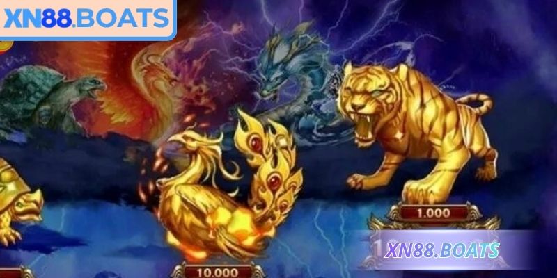 4 biểu tượng linh thiêng được xây dựng sắc nét