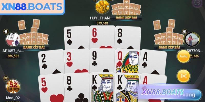 Mậu binh XN88 thiết kế chia bài ngẫu nhiên