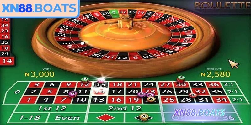 Tăng dần tiền cược gấp đôi khi có chuỗi thua Roulette XN88 
